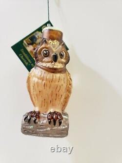 Old World Christmas Wise Old Owl Christmas Light Covers