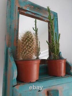 Old antique vintage Indian Mirror With Drawer