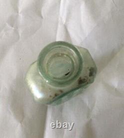 Old vintage antique green glass bottle Ellimans Universal Embrocation 8508