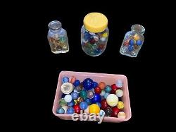 Old vintage antique marbles lot for sale exactly as photographed