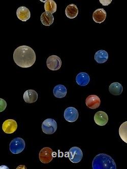 Old vintage antique marbles lot for sale exactly as photographed