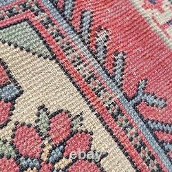 On HOLD FOR J. M Antique Oriental Caucasian Rug Old Wool Farmhouse c1900