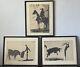 Pablo Picasso Antique Modern Lithograph Old Vintage Bullfighter Collection 1959