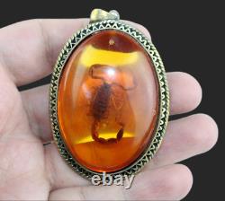 RARE ANCIENT EGYPTIAN ANTIQUE Pendant ROYAL KING Scorpion Old Egyptian Necklace