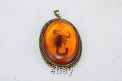 RARE ANCIENT EGYPTIAN ANTIQUE Pendant ROYAL KING Scorpion Old Egyptian Necklace