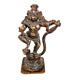 Rare 1800's Old Vintage Antique Copper Hindu God Krishna On Snake Figure Statue