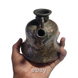 Rare 1850's Old Vintage Antique Mughal Period Fine Unique Shape Brass Hookah Pot