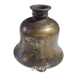 Rare 1850's Old Vintage Antique Mughal Period Fine Unique Shape Brass Hookah Pot