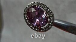 Rare Old Ring Silver large 925 Vintage Plated Jewelry Antique Gemstones lovely