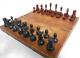 Rare Ussr Soviet Chess 1940s Wooden Vintage Tournament Antique Old Russian 9c