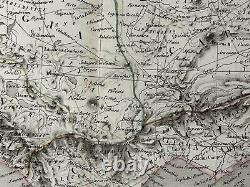 Rare Vintage Antique Old map, Lapie Map 1831 Asia Minor, Turkey