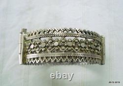 Rare Vintage antique tribal old silver bracelet bangle handmade jewellery