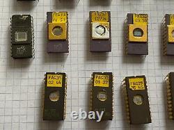 Really Old Vintage ANTIQUE CPU Processor intel motorola ibm and Other