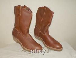 Red Wing Pecos Orig Vtg New Old Nos Cowboy Western Work Boots Shoes W Box #1155