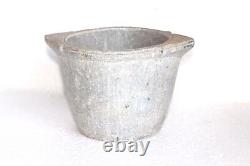 Soft Stone Salt Bowl 1900s Old Vintage Antique Rare Decorative Collectible Y-59