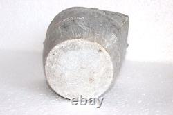 Soft Stone Salt Bowl 1900s Old Vintage Antique Rare Decorative Collectible Y-59