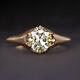 Vintage 1.25ct Vs2 Diamond Engagement Ring Old European Cut Rose Gold Antique