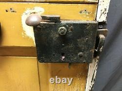 VTG Solid Wood Dutch Door 2 Lite 36x80 Shabby Entryway Old 1002-20B