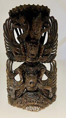 Very Old Vintage Garuda Carving