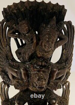 Very Old Vintage Garuda Carving