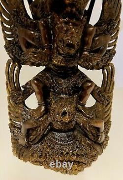 Very Old Vintage Garuda Carving