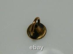 Victorian 14k Yellow Gold Old European Cut. 34ct Stud Earrings Antique Set Pair