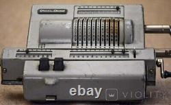 Vintage Adding Machine Sweden Original Odhner Metal Rare Old Calculator Manual