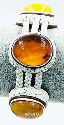 Vintage Amber Bracelet Amber Stones Bracelet Old Amber Bracelet Antique Amber
