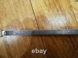 Vintage Antique 120 years old collectible Measuring Tape Measure Steel Ruler