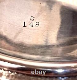 Vintage Antique 149 Silver Plate Engraved Maggie Napkin Ring Holder Old Decor