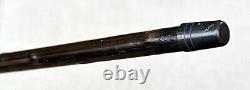 Vintage Antique 1800' Caved Wood Eagle Knobby Wood Walking Stick Cane Old