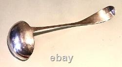 Vintage Antique Bigelow Bros&Kennard Sterling Silver 925Engraved Ladle Spoon Old