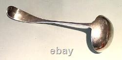 Vintage Antique Bigelow Bros&Kennard Sterling Silver 925Engraved Ladle Spoon Old