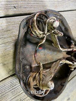Vintage Antique Bike Bicycle Persons Springer Seat Old Leather Seat Motorcycle