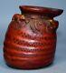 Vintage Antique Chinese Old Bamboo Carved Small Jar Collection Nice Art Work
