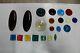 Vintage Antique Lot Of 21 Stained Glass Faceted Glass Jewels New Old Stock