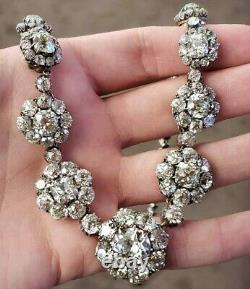 Vintage Antique Necklaces Fine Jewelry Old European Cut Halo Design