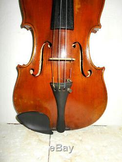 Vintage Antique Old Antonio Vettrini 1 Pc. Back Full Size Violin No Reserve