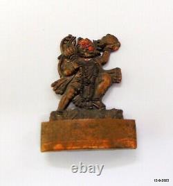 Vintage Antique Old Lord Hanuman ji Copper Article Hindu God Idol Handmade