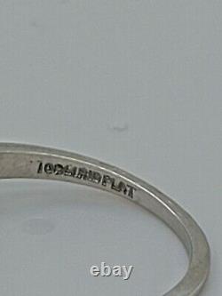 Vintage Antique Platinum 3 Stone Old European Diamond Engagement Ring 1.07ct