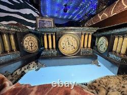 Vintage Antique Seth Thomas Adamantine Mantle Clock over 100 years old