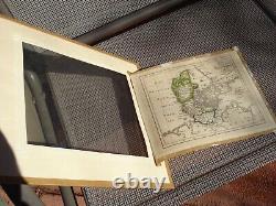 Vintage DENMARK DAENEMARK GERMAN MAP Old Antique Original Atlas Map c. 1812