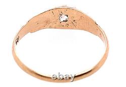 Vintage Diamond Engagement Ring. 22ct Old Mine Cut F-G/VS Victorian 14K