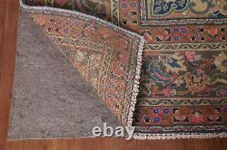 Vintage Distressed 8x11 Traditional Area Rug Wool Hand-knotted Evenly Low Pile
