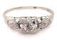 Vintage Engagement Ring Old European Cut Diamond. 25ct 18k Art Deco Antique