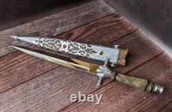 Vintage Knife Dagger Rare Dirk Antique Stiletto Prison Art OLD USSR Russia Jail