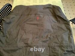 Vintage, New, Old Stock IBEX Ventile Rain Jacket. Size XL. Dark Grey withrd piping