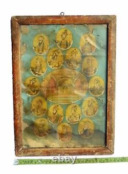 Vintage Old Collectible Rare Indian decorative Mughal empire Print. I53-82