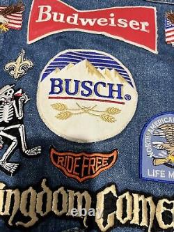 Vintage Patched Denim Tons of old and collectable patches lots of rare patches