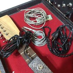 Vintage Silvertone 1457 Guitar WithAmp In Case Please Read Project As Is Parts Old